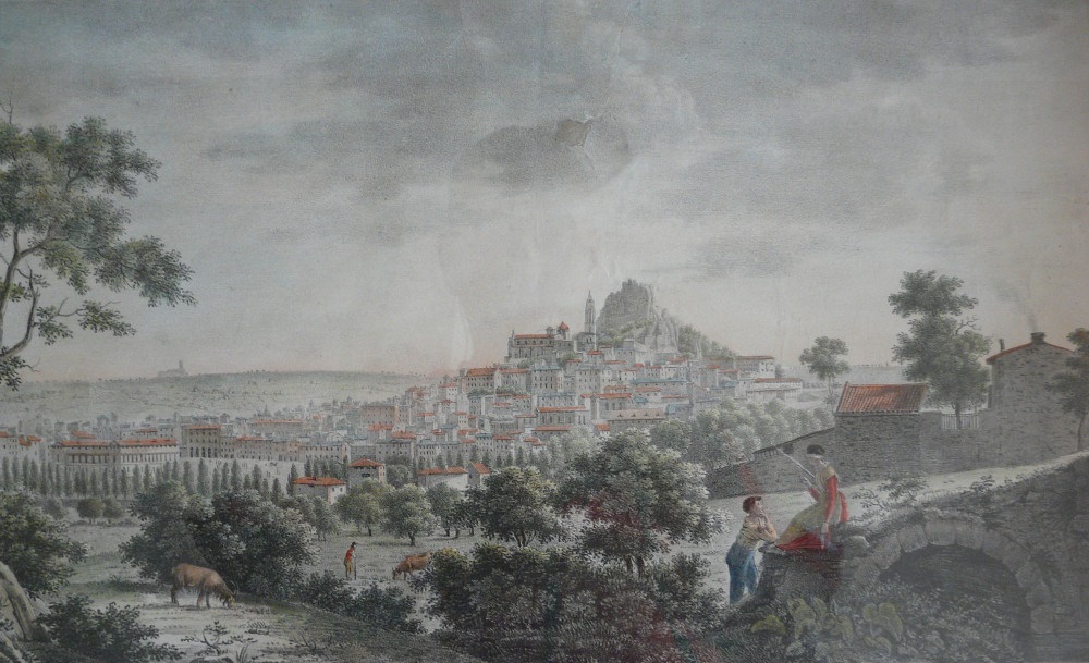 Le Puy-en-Velay en 1840